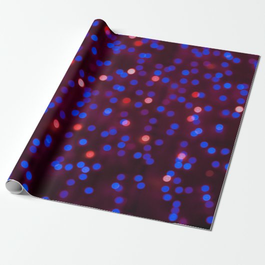 Verwackelte Weihnachtslichter. Blurred abstr Geschenkpapier (Ungerollt)