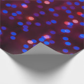 Verwackelte Weihnachtslichter. Blurred abstr Geschenkpapier (Ecke)
