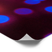 Verwackelte Weihnachtslichter. Blurred abstr Poster (Ecke)