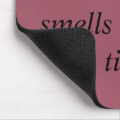 Verwaist schwarz Zitat Mantelgeruch Ihrer Mousepad (Ecke)