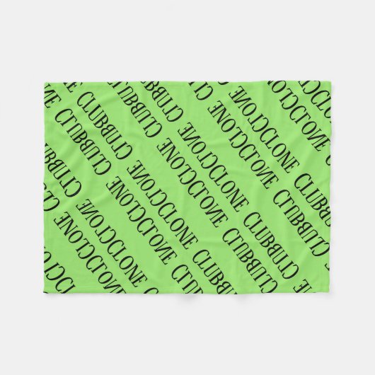 Verwaiste schwarze fleecedecke (Vorderseite (Horizontal))