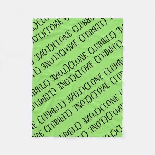 Verwaiste schwarze fleecedecke (Vorderseite)