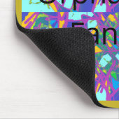 Verwaister schwarzer abstrakter Entwurf des Mousepad (Ecke)