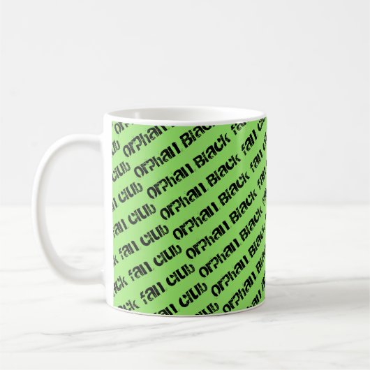Verwaister schwarzer kaffeetasse (Links)