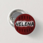 Verwaister schwarzer Knopf/Abzeichen - Helena Button (Vorne & Hinten)