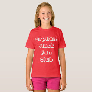 Verwaister schwarzer T-Shirt