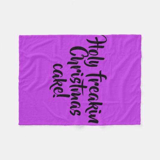 Verwaister schwarzer Zitat holt freakin Fleecedecke (Vorderseite (Horizontal))