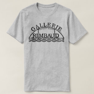 Verwaistes schwarzes Gallerie Rimbaud T-Shirt