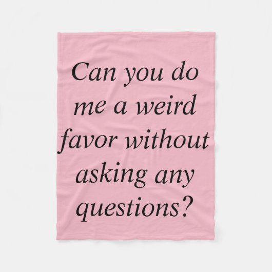 Verwaistes schwarzes Sarah-Zitat kann sich Sie ein Fleecedecke (Vorderseite)