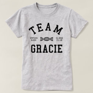 Verwaistes schwarzes Team Gracie T-Shirt