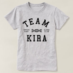 Verwaistes schwarzes Team Kira T-Shirt