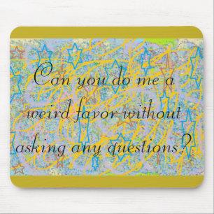 Verwaistes schwarzes Zitat, kann Sie mich tun eine Mousepad