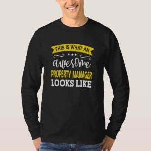 Verwalter von Immobilien Job Titel Mitarbeiter Arb T-Shirt