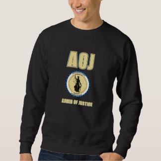 Verwaltung des Crewneck Sweatshirt der Justiz