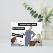 Verwaltung im Amt, Vintage Sekretäre Postkarte (Stehend Vorderseite)