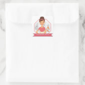 Verwaltung Quadratischer Aufkleber (Tasche)