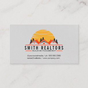 Verwaltung von Gebäude Real Anwesen Zuhause Visitenkarte