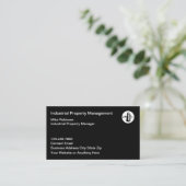 Verwaltung von gewerblichem Eigentum Visitenkarte (Stehend Vorderseite)