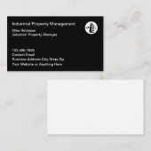 Verwaltung von gewerblichem Eigentum Visitenkarte (Vorne/Hinten)