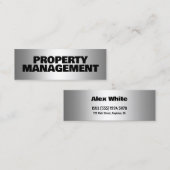 Verwaltung von Vermögenswerten Mini Visitenkarte (Vorne/Hinten)