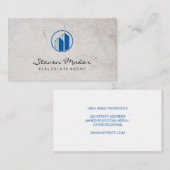 Verwaltung von Vermögenswerten | Real Anwesen Agen Visitenkarte (Vorne/Hinten)