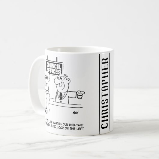 Verwaltungsabteilung des Gemeinderats Kaffeetasse (Vorderseite Links)