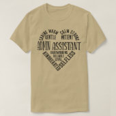 Verwaltungsassistent 1 T-Shirt (Design vorne)