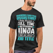 Verwaltungsassistent Berufstitel Profession T-Shirt (Vorderseite)
