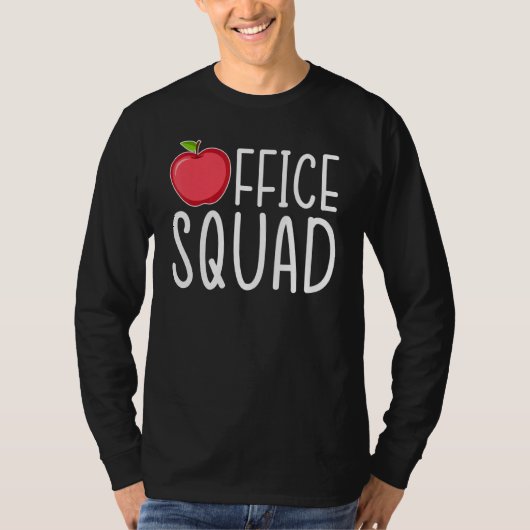 Verwaltungsassistent des Office Squad Admin T-Shirt (Vorderseite)