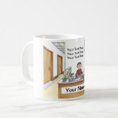 Verwaltungsassistent, Frau Kaffeetasse (Vorderseite Links)