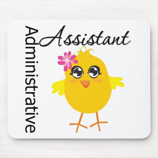 Verwaltungsassistent für niedliche Laufbahn Mousepad (Vorne)