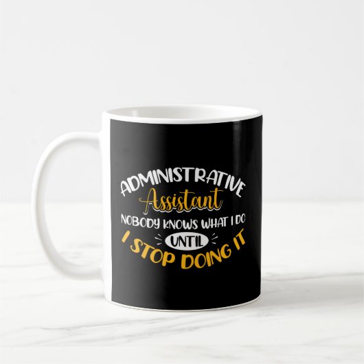 Verwaltungsassistent Kaffeetasse (Links)