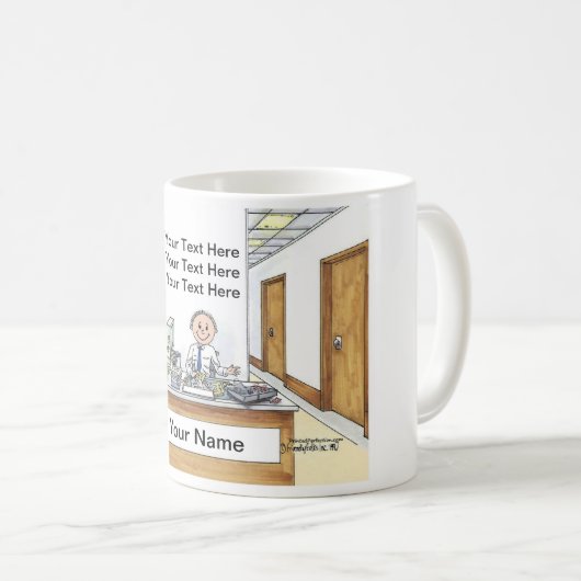 Verwaltungsassistent, männlich kaffeetasse (VorderseiteRechts)