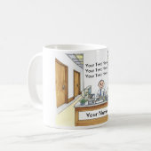 Verwaltungsassistent, männlich kaffeetasse (Vorderseite Links)