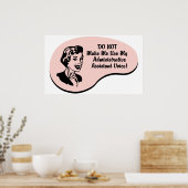 Verwaltungsassistent Poster (Küche)