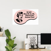 Verwaltungsassistent Poster (Heimbüro)