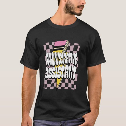 Verwaltungsassistent Schulbüro-Administration Zurü T-Shirt (Vorderseite)