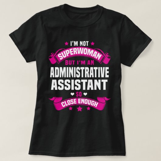 Verwaltungsassistent T-Shirt (Design vorne)