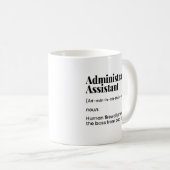 Verwaltungsassistent, Verwaltungsdirektor Kaffeetasse (VorderseiteRechts)