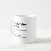 Verwaltungsassistent, Verwaltungsdirektor Kaffeetasse (Vorderseite Links)