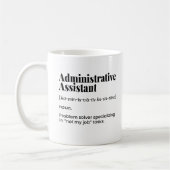 Verwaltungsassistent, Verwaltungsdirektor Kaffeetasse (Links)