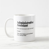 Verwaltungsassistent, Verwaltungsdirektor Kaffeetasse (Links)