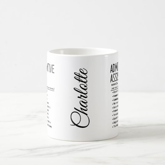 Verwaltungsassistentin Kaffeetasse (Mittel)