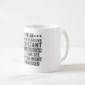 Verwaltungsassistentin Kein Zauberer Lustig Kaffeetasse (VorderseiteRechts)