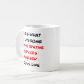 Verwaltungsdirektor, phantastisch kaffeetasse (Vorderseite Links)