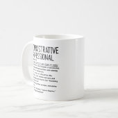 Verwaltungsfachmann Kaffeetasse (Vorderseite Links)