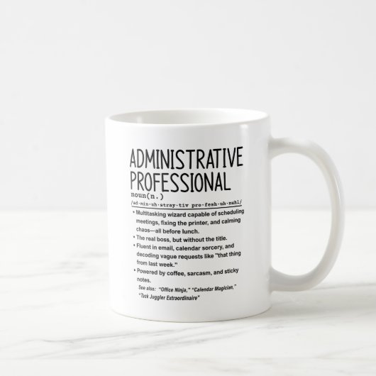 Verwaltungsfachmann Kaffeetasse (Rechts)