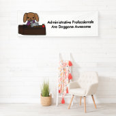 Verwaltungspersonal Hoggone Phantastisch Hund Banner (Insitu)