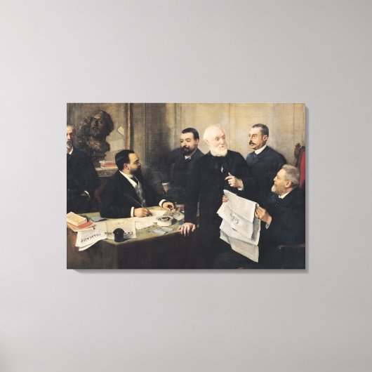 Verwaltungsrat Leinwanddruck (Vorderseite)