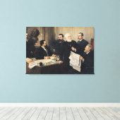 Verwaltungsrat Leinwanddruck (Insitu (Holzboden))